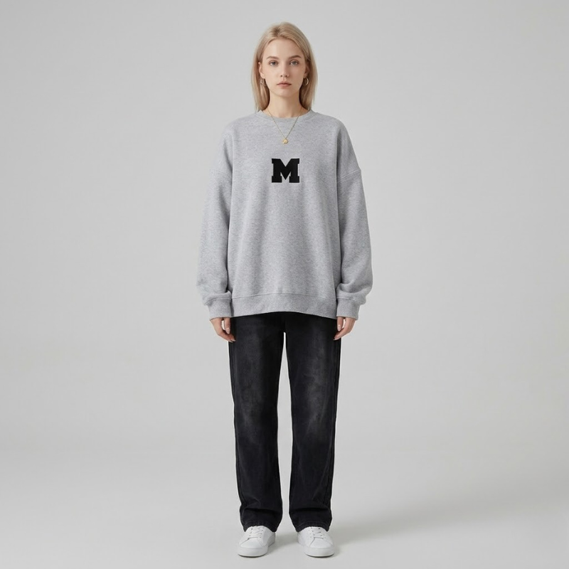 Miękki, minimalistyczny sweter damski – przytulny, lekki sweter na co dzień