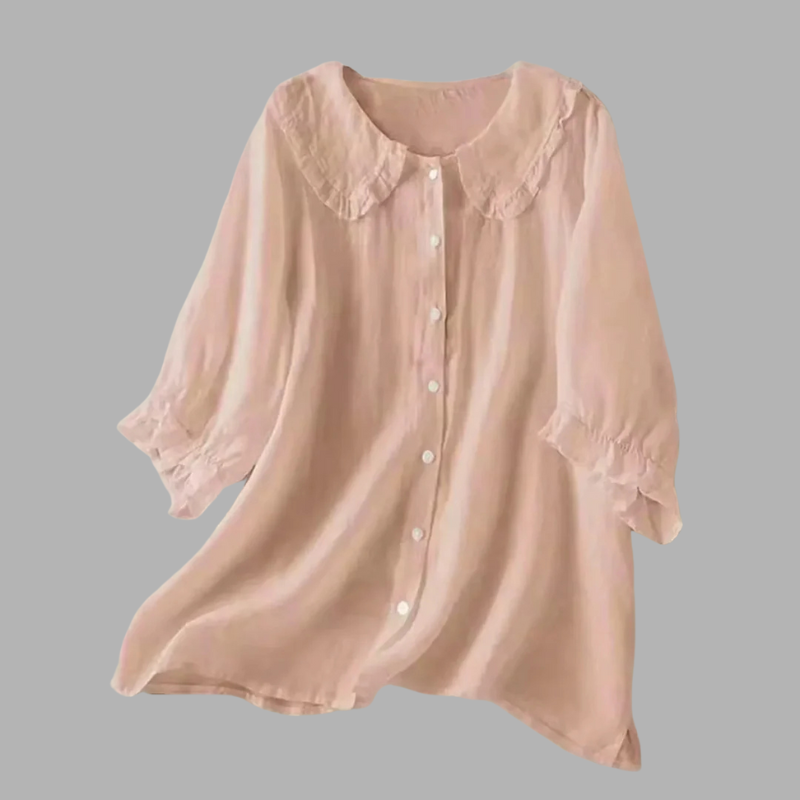 Nowoczesna, elegancka bluzka z falbankami – uniwersalny element kobiecej mody