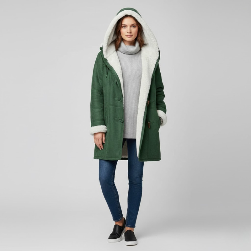 Damska kurtka polarowa z kapturem – wygodna warstwa na zimne dni