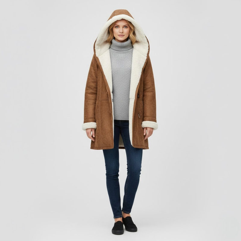 Damska kurtka polarowa z kapturem – wygodna warstwa na zimne dni