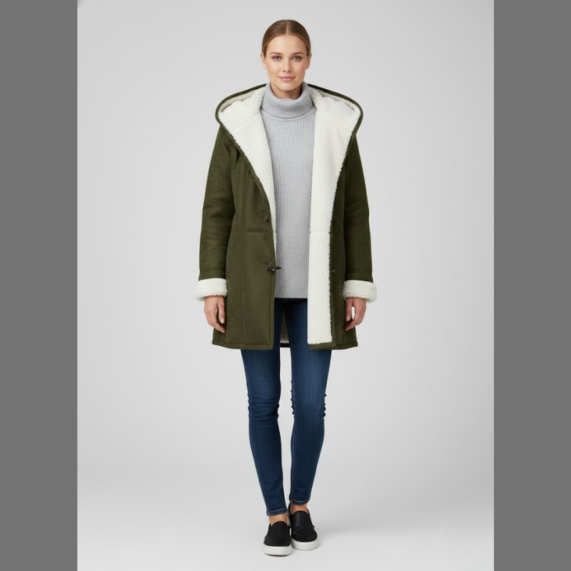 Damska kurtka polarowa z kapturem – wygodna warstwa na zimne dni