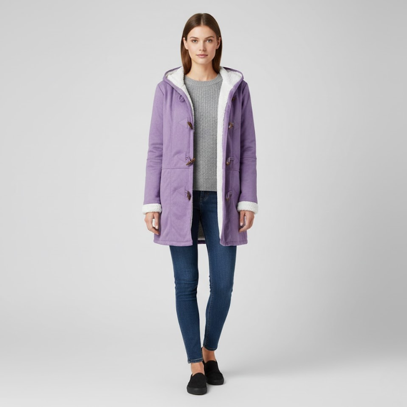 Damska kurtka polarowa z kapturem – wygodna warstwa na zimne dni