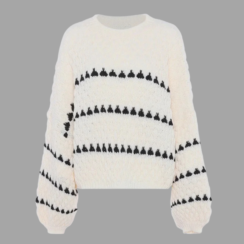 Modny, obszerny sweter z dzianiny – luźny, wygodny i modny sweter dla kobiet