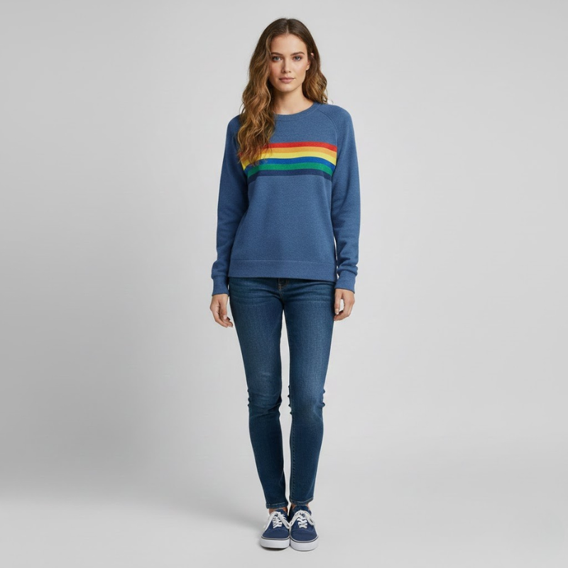 Miękki, termiczny sweter z dzianiny dla kobiet – elegancki design z długim rękawem