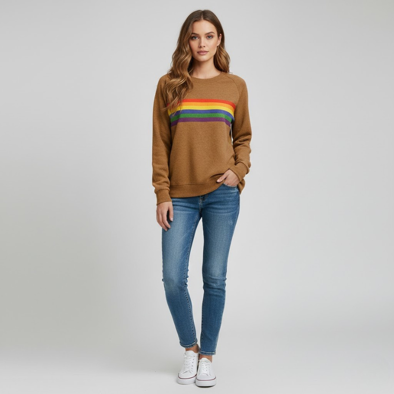 Miękki, termiczny sweter z dzianiny dla kobiet – elegancki design z długim rękawem