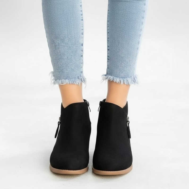 Women's slip-on ankle boots inspired by classics – modern design with cultural heritage