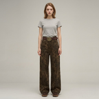 High-Waisted Wide-Leg Leopard Print Jeans – trendy and bold jeans for women
