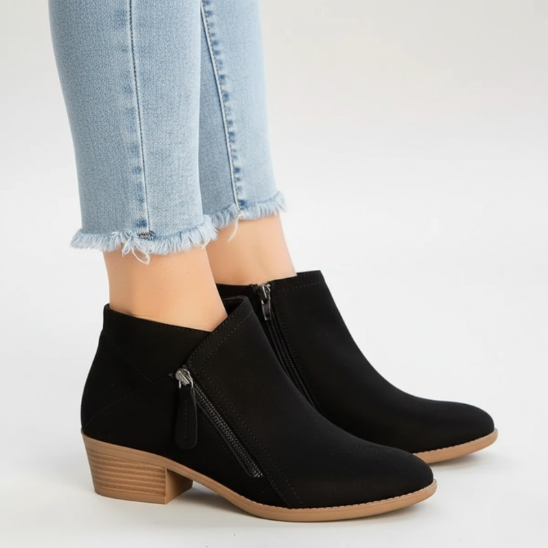 Women's slip-on ankle boots inspired by classics – modern design with cultural heritage