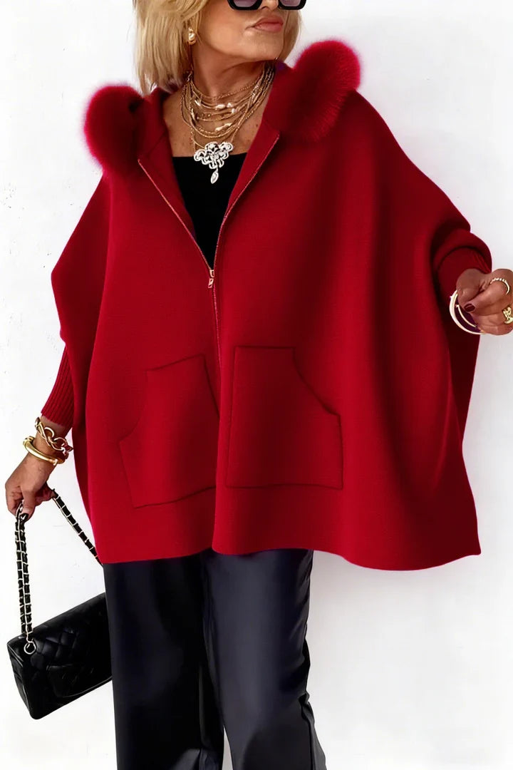 Elentyna | Women's short cardigan – a modern, loose-fit knit sweater