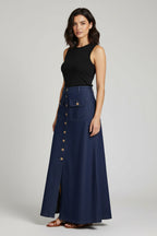 Women's Heritage Denim Skirt – Timeless Vintage-Inspired Style