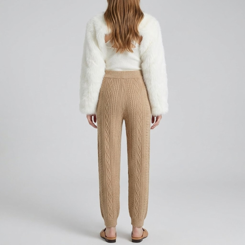 Damskie spodnie dresowe z wysokim stanem i swobodnym krojem – codzienna wygoda, odzież sportowa na co dzień