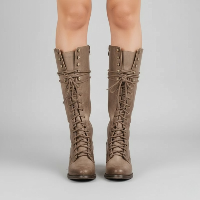 Damskie botki na obcasie ze szpiczastym noskiem – elegancki, modny design zapinany na zamek