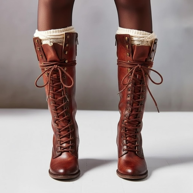 Damskie botki na obcasie ze szpiczastym noskiem – elegancki, modny design zapinany na zamek