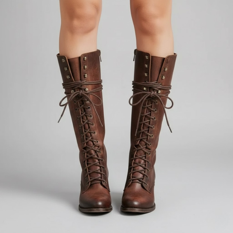 Damskie botki na obcasie ze szpiczastym noskiem – elegancki, modny design zapinany na zamek