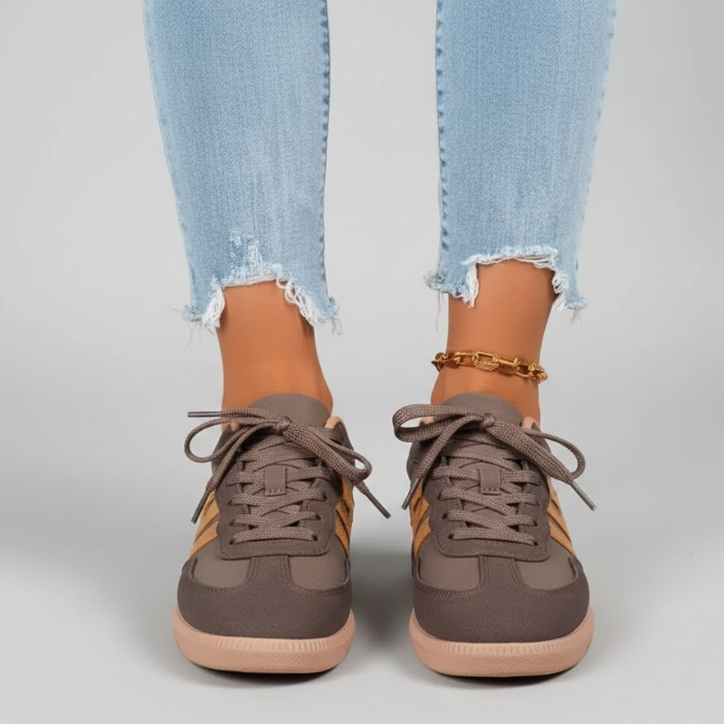 Damskie ponadczasowe sznurowane trampki miejskie – codzienne i wygodne buty miejskie