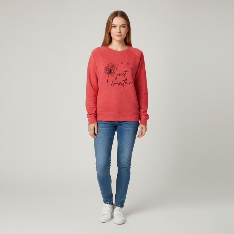 Sweter Serenity Statement – Luźny komfort i pozytywna energia