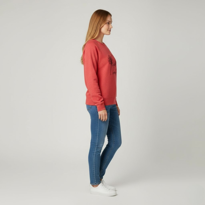 Sweter Serenity Statement – Luźny komfort i pozytywna energia