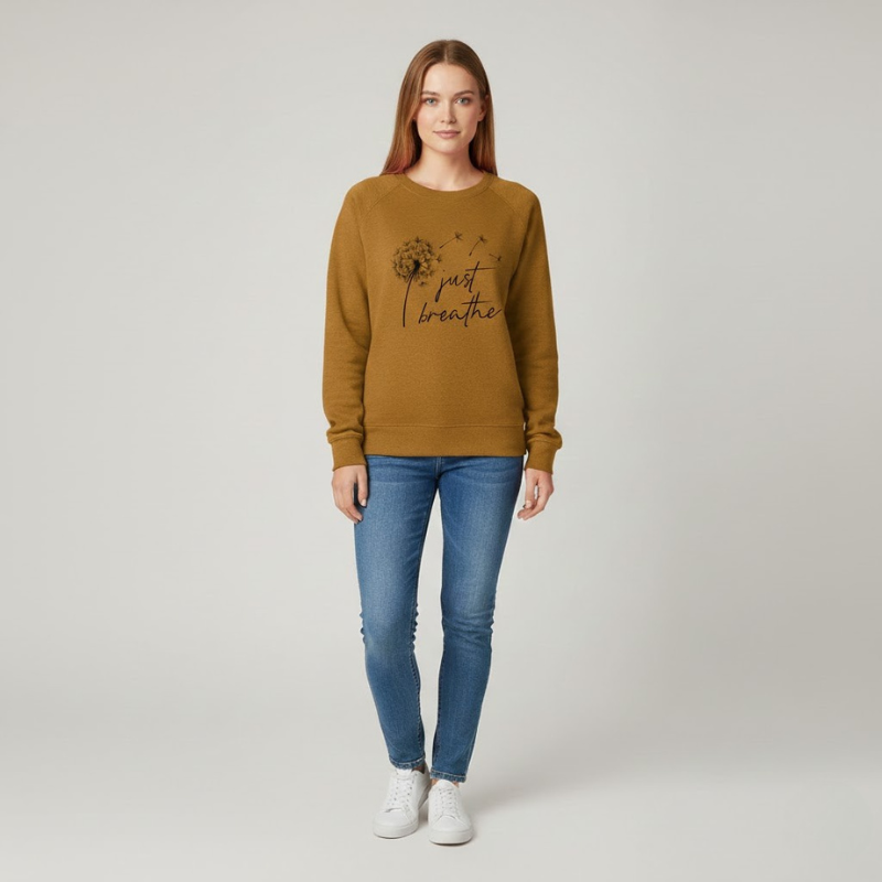 Sweter Serenity Statement – Luźny komfort i pozytywna energia