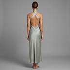 Elegantes ärmelloses Maxi-Kleid mit Rückenausschnitt – elegantes, fließendes Abendkleid für Damen