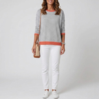 Klassischer Streifenpullover – ein zeitloser, bequemer und lässiger Pullover für Damen