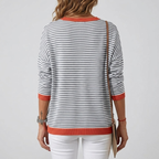 Klassischer Streifenpullover – ein zeitloser, bequemer und lässiger Pullover für Damen
