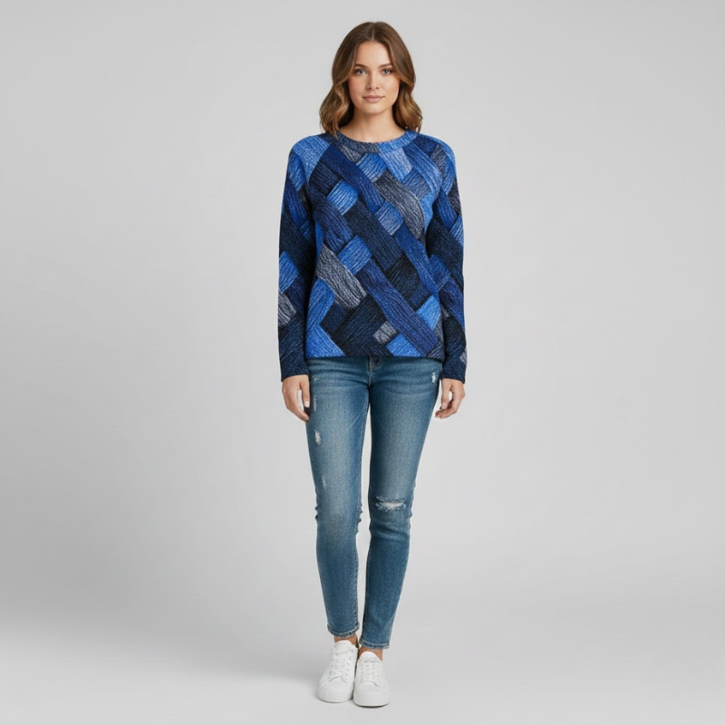 Stylowy sweter damski zapewniający wygodę – luźny krój, sezonowy must-have