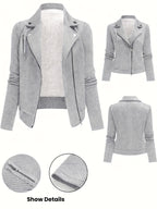 Nova | Quilted Motorcycle Jacket for Women - Long Sleeve Motorcycle Jacket