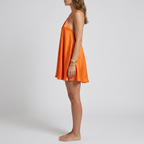 Elegant A-Line V-Neck Dress - Chic Backless Evening Attire for Women