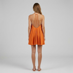 Elegant A-Line V-Neck Dress - Chic Backless Evening Attire for Women