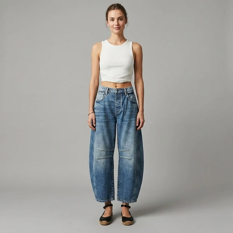 Modne damskie spodnie z szerokimi nogawkami – luźne, wygodne i modne spodnie z szerokimi nogawkami