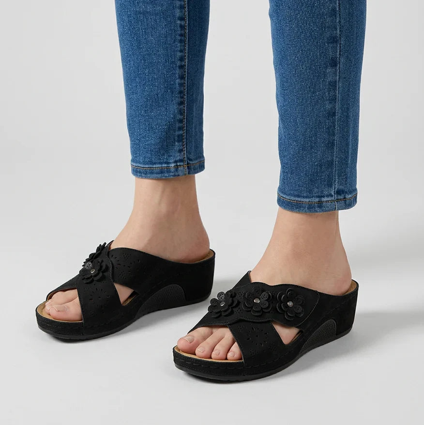 Rielle | Wygodne kapcie damskie – lekkie buty na platformie z amortyzacją