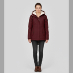 Gemütliche Winterjacke für Damen mit Kapuze – warme, gefütterte Oberbekleidung für den Alltag