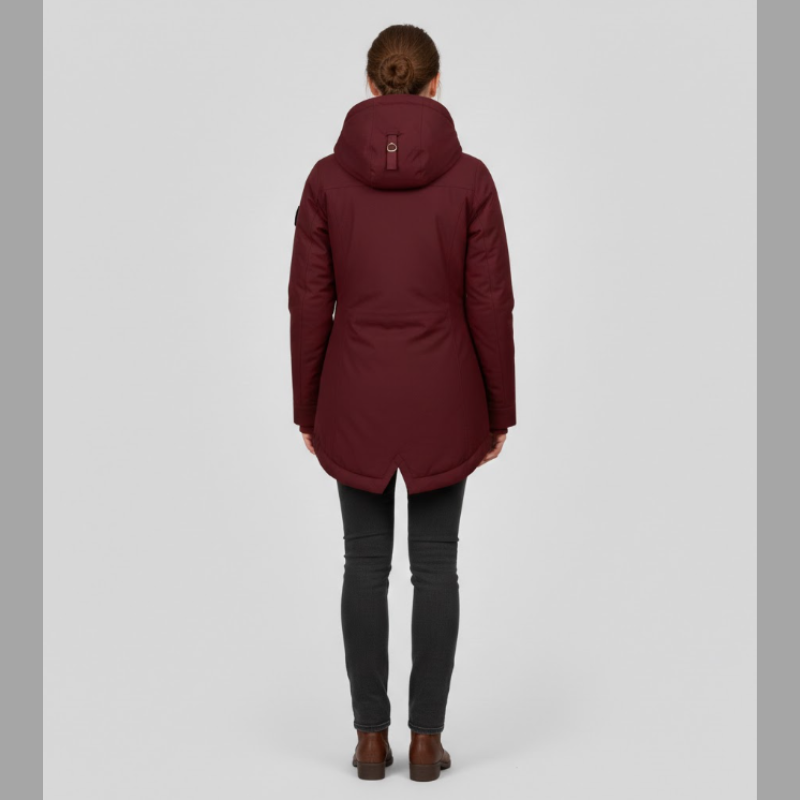 Przytulna zimowa kurtka damska z kapturem – ciepła, ocieplana odzież wierzchnia na co dzień