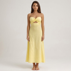Damen-Maxikleid mit Carmen-Ausschnitt – luftiges, elegantes Sommerkleid