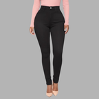Kalina | Damskie jegginsy modelujące z wysokim stanem – elastyczne slim fit