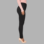 Kalina | Damskie jegginsy modelujące z wysokim stanem – elastyczne slim fit