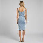 Elegantes, leichtes Jeans-Sommerkleid – modisches, lässiges Jeans-Sommerkleid für Damen