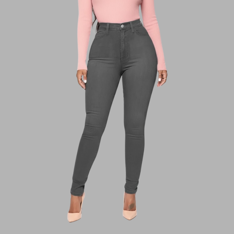 Modelujące sylwetkę jegginsy z wysokim stanem – miękki stretch i nowoczesny styl