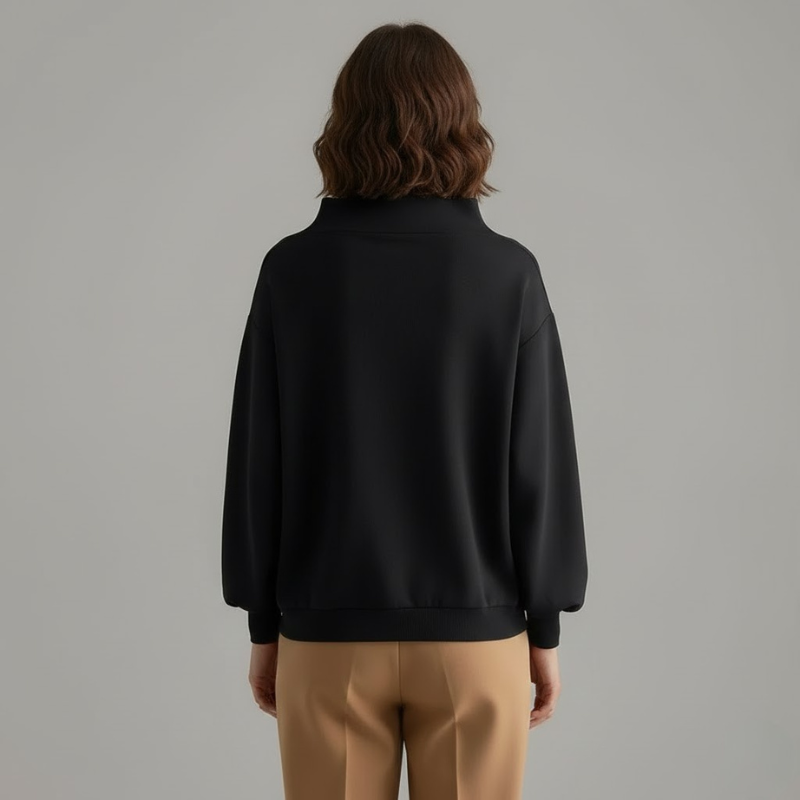 Elegancki damski sweter z golfem – ponadczasowe ciepło i nowoczesny styl