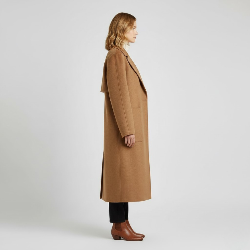 Długi zimowy płaszcz damski – ponadczasowa elegancja na zimne dni