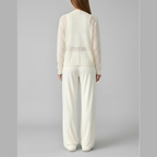 Sylwana | Damskie spodnie dresowe wide leg – luźne joggery casual, wygodne spodnie codzienne, jednokolorowe