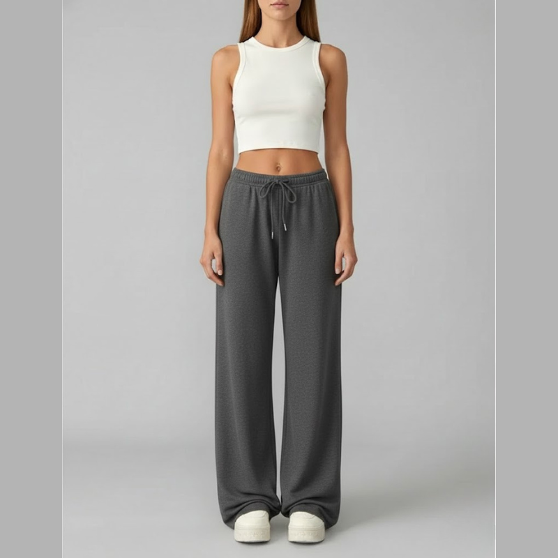 Damskie spodnie dresowe o luźnym kroju – wygoda bez wysiłku na co dzień