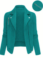 Nova | Quilted Motorcycle Jacket for Women - Long Sleeve Motorcycle Jacket