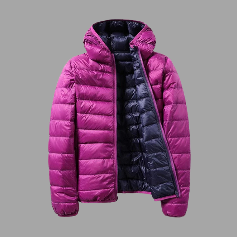 Lekka damska kurtka z kapturem – idealna na okres przejściowy