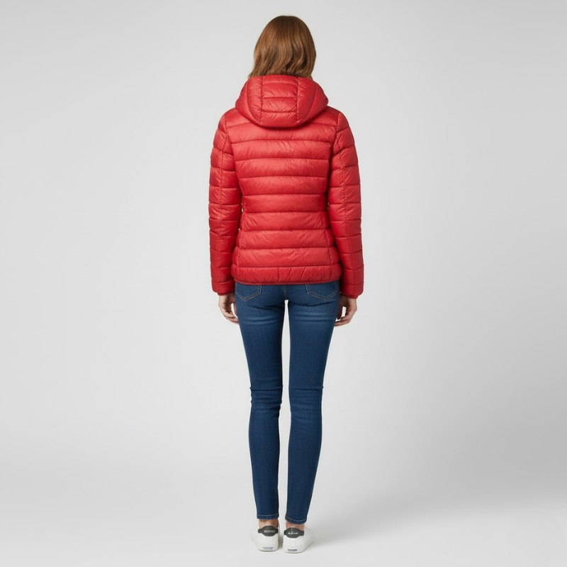 Lekka damska kurtka z kapturem – idealna na okres przejściowy