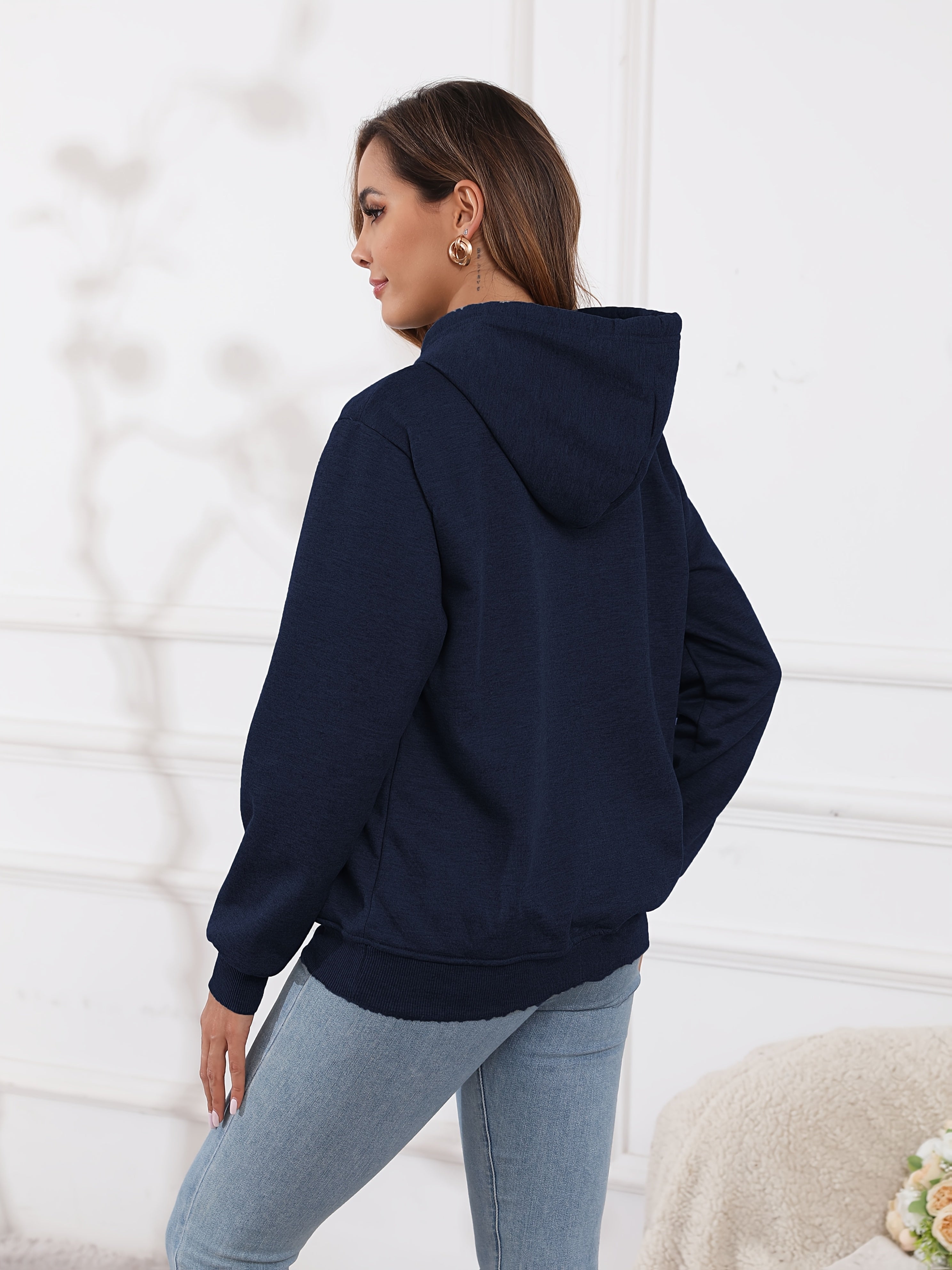 Brisea | Damski miękki sweter w panterkę – z podszewką z polaru i luźnym krojem