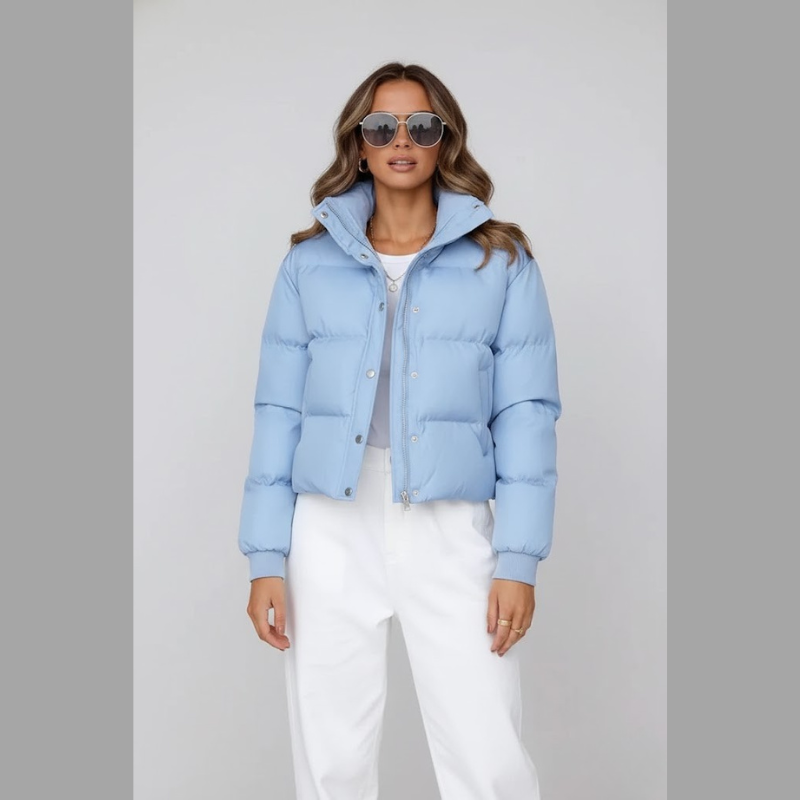 Damska pikowana kurtka puchowa – ciepła i lekka, niezbędna na zimę
