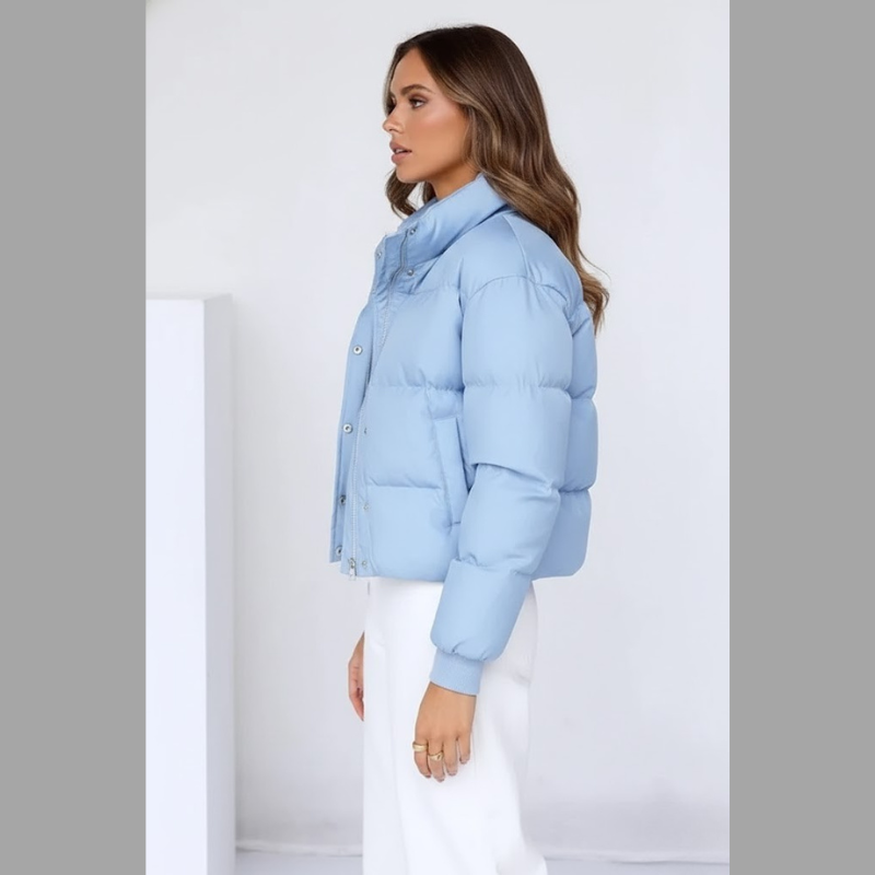 Damska pikowana kurtka puchowa – ciepła i lekka, niezbędna na zimę
