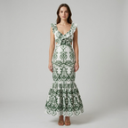Women's Airy Maxi Dress – Stylish Summer Outfit with Open Back