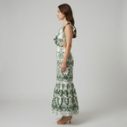 Women's Airy Maxi Dress – Stylish Summer Outfit with Open Back